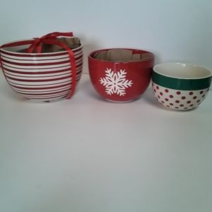 Christmas bowl set